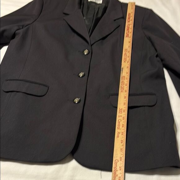 Alfred Dunner Black Suit Set Tailored Elegance - Picture 4 of 11